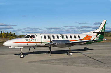 Perimeter Airlines charter services based in Winnipeg Manitoba - flights to USA